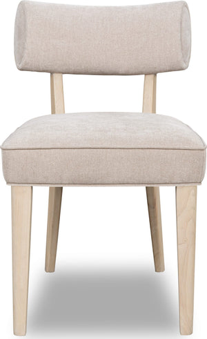 Magnolia Wood Frame Upholstered Dining Chair in Brown Sugar Chenille