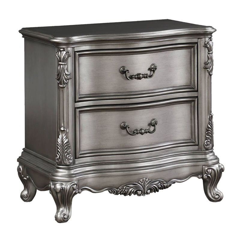 Ariadne - Nightstand - Antique Platinum