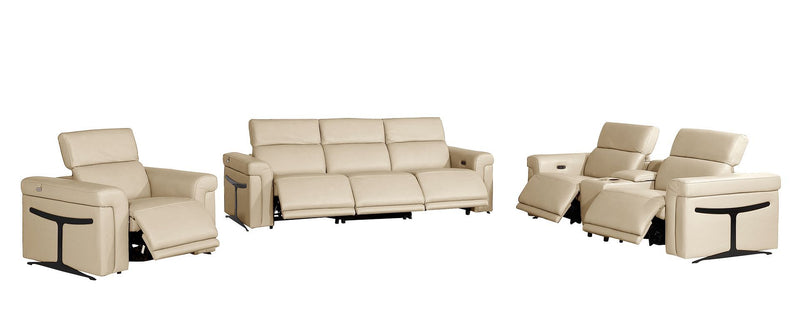 1126 - 7-Piece Modular Power Reclining Sofa, Loveseat & Chair Set In With 6 Power Recliners & Power Headrests