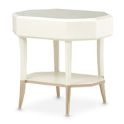 La Rachelle - Octagonal End Table - Champagne - R&R Furniture Gallery (Fountain Valley, CA)