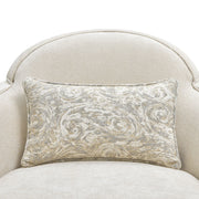 La Marisia - Chenille Matching Chair - Tranquil / Creamy Pearl - R&R Furniture Gallery (Fountain Valley, CA)