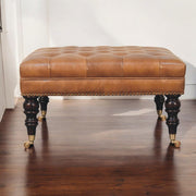 Buffalo - Ottoman With Castor Legs - R&R Furniture Gallery (Fountain Valley, CA)