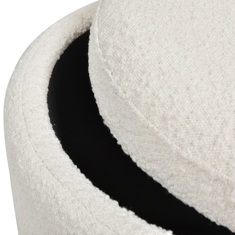 Fuji - Oversized Round Storage Ottoman - R&R Furniture Gallery (Fountain Valley, CA)