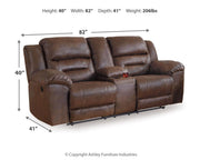 Stoneland - Reclining Loveseat - R&R Furniture Gallery (Fountain Valley, CA)
