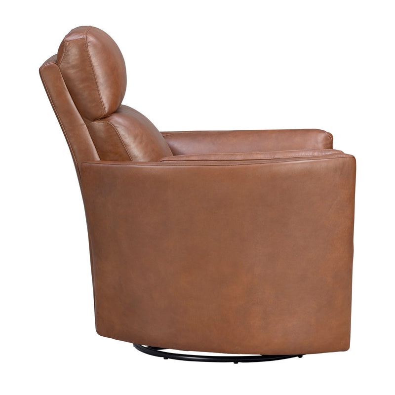 Parker Living Radius Power Swivel Glider Recliner in neutral fabric, showcasing its plush cushioning and modern design.