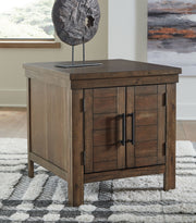Moriville - Rectangular End Table - Grayish Brown - R&R Furniture Gallery (Fountain Valley, CA)