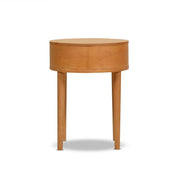 Cabana - Round Cane Storage Side Table - Natural Brown Oak - R&R Furniture Gallery (Fountain Valley, CA)