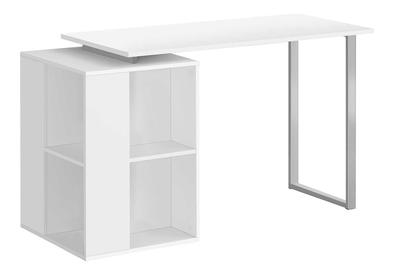 Computer Desk, Home Office, Left, Right Set-Up, Storage Shelves, Work, Laptop, Contemporary, Modern - R&R Furniture Gallery (Fountain Valley, CA)