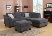 Ottoman - Gray - Wood - R&R Furniture Gallery (Fountain Valley, CA)