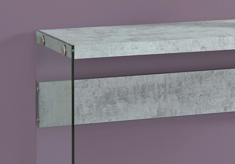 Accent Console Table For Entryway, Glossy Spacious Surface - R&R Furniture Gallery (Fountain Valley, CA)
