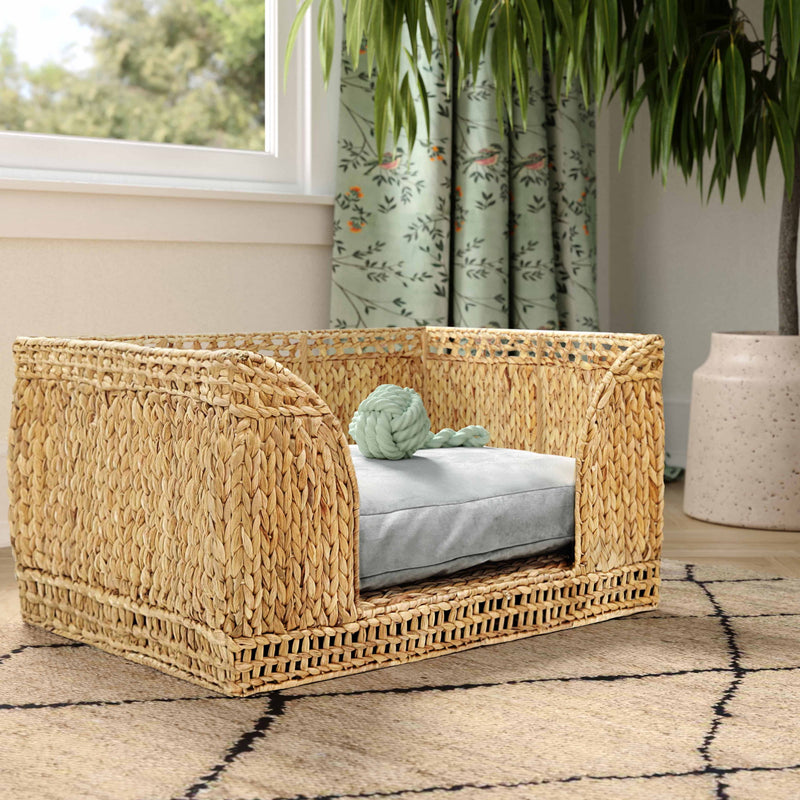 Milou - Rattan Small Pet Bed - Natural - R&R Furniture Gallery (Fountain Valley, CA)