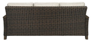 Paradise Trail - Sofa with Cushion - Medium Brown - R&R Furniture Gallery (Fountain Valley, CA)