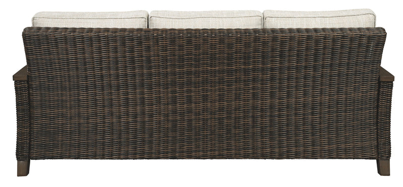 Paradise Trail - Sofa with Cushion - Medium Brown - R&R Furniture Gallery (Fountain Valley, CA)