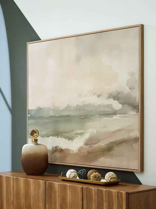 Vallus - Wall Art - Blush / Green / Gray - R&R Furniture Gallery (Fountain Valley, CA)