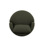 TOV Furniture Silvi swivel chair with a modern design, featuring a cushioned seat and sleek metal base.