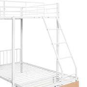 Triple Bunk Bed With Drawers And Guardrails - R&R Furniture Gallery (Fountain Valley, CA)