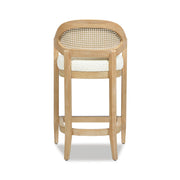 Americana - Mid-Century Modern Cane Back Counter Stool - R&R Furniture Gallery (Fountain Valley, CA)