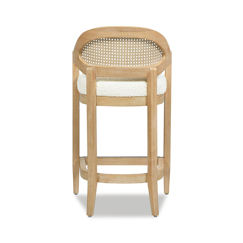 Americana - Mid-Century Modern Cane Back Counter Stool - R&R Furniture Gallery (Fountain Valley, CA)