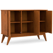 Draper - 3 Door Sideboard Buffet - Brown - R&R Furniture Gallery (Fountain Valley, CA)
