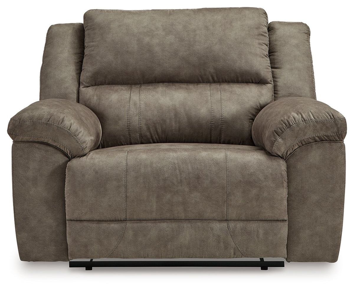 Laresview - Zero Wall Wide Seat Recliner - Fossil - R&R Furniture Gallery (Fountain Valley, CA)