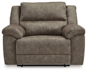 Laresview - Zero Wall Wide Seat Recliner - Fossil - R&R Furniture Gallery (Fountain Valley, CA)