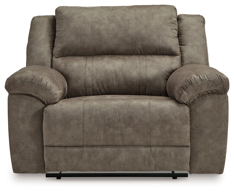 Laresview - Zero Wall Wide Seat Recliner - Fossil - R&R Furniture Gallery (Fountain Valley, CA)