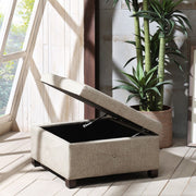 Aspen - Ottoman Soft Close Storage - R&R Furniture Gallery (Fountain Valley, CA)
