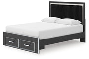 Zuraleus - Upholstered Panel Platform Storage Bed - R&R Furniture Gallery (Fountain Valley, CA)