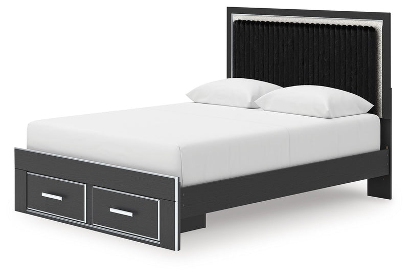 Zuraleus - Upholstered Panel Platform Storage Bed - R&R Furniture Gallery (Fountain Valley, CA)