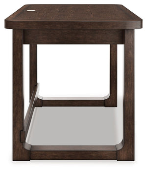 Breckington - Home Office Desk - Dark Brown - R&R Furniture Gallery (Fountain Valley, CA)