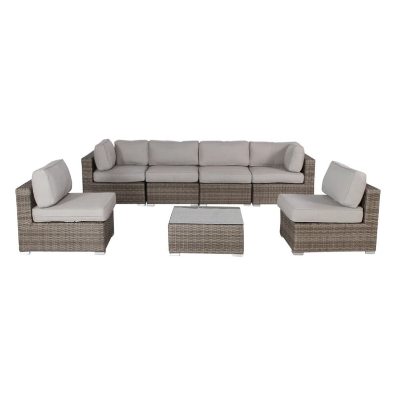 Outdoor Wicker Seating Group With Cushions - R&R Furniture Gallery (Fountain Valley, CA)