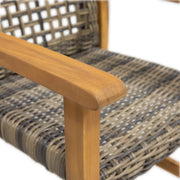 Outdoor Dining Chair Acacia Wood Frame (Set of 2) - R&R Furniture Gallery (Fountain Valley, CA)