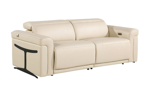 1126 - Top Grain Power Reclining Italian Leather Sofa - R&R Furniture Gallery (Fountain Valley, CA)