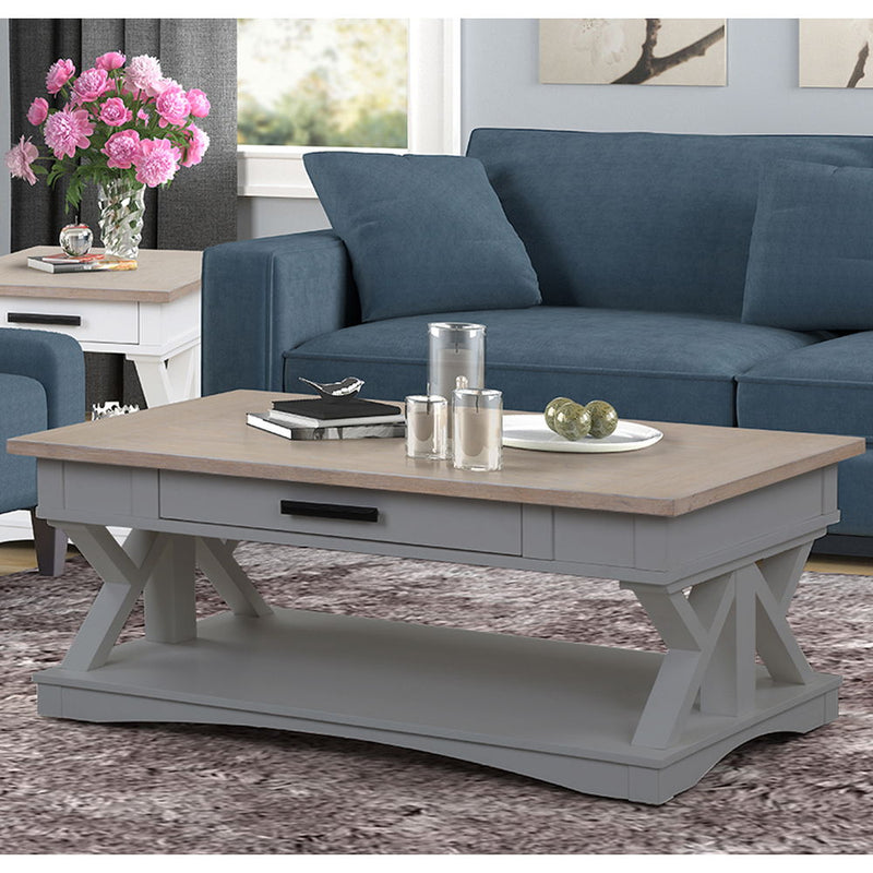 Americana Modern - Cocktail Table Set - R&R Furniture Gallery (Fountain Valley, CA)