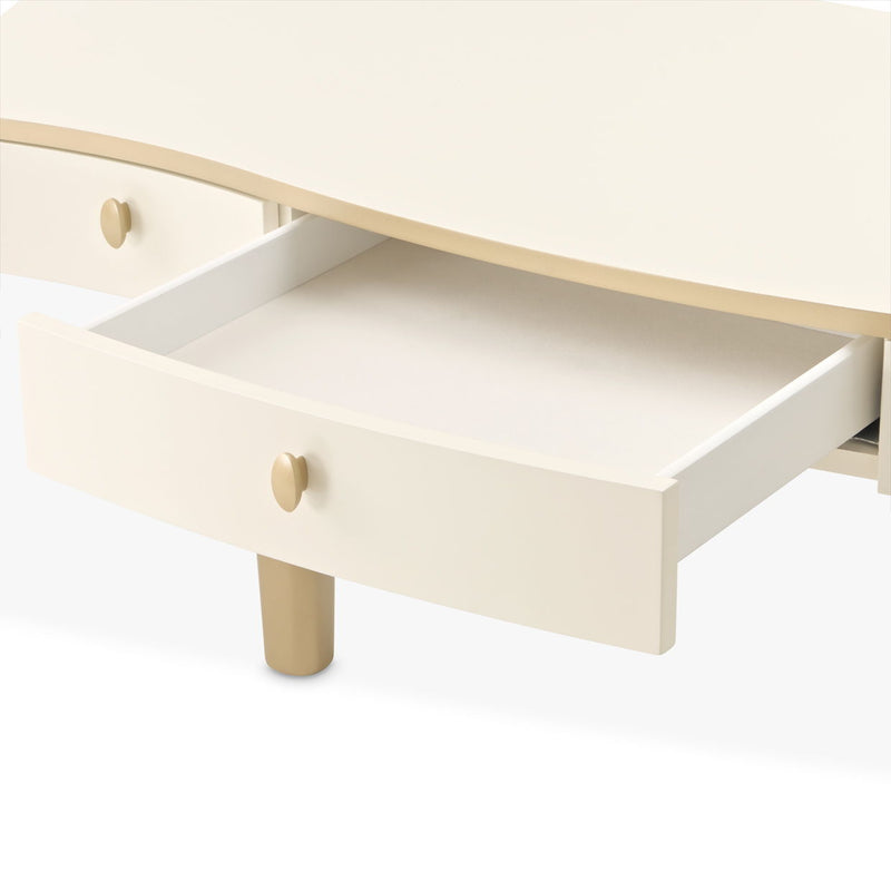 La Terrazza - Vanity Desk - Creamy Pearl - R&R Furniture Gallery (Fountain Valley, CA)