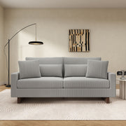 Modern Loveseat Sofa With 4 Pillows - R&R Furniture Gallery (Fountain Valley, CA)