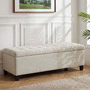 Upholstered Storage Ottoman Bench - R&R Furniture Gallery (Fountain Valley, CA)