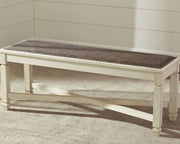 Bolanburg - Large UPH Dining Room Bench - Beige - R&R Furniture Gallery (Fountain Valley, CA)