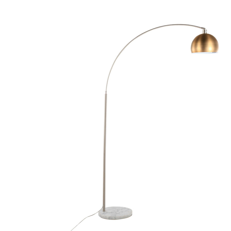 Modern March Lumi Source contemporary floor lamp with sleek design and adjustable arm, ideal for living room or office lighting.