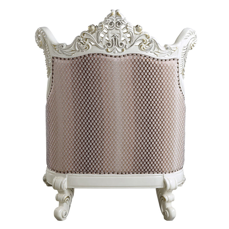 Vanaheim - Chair With Pillow - Fabric & Antique White - R&R Furniture Gallery (Fountain Valley, CA)