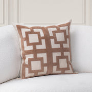 Classic Home Corbin accent pillow with textured fabric and neutral tones, ideal for decorative living room or bedroom accent.