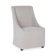 Warwick - Upholstered Rolling Dining Chair - R&R Furniture Gallery (Fountain Valley, CA)