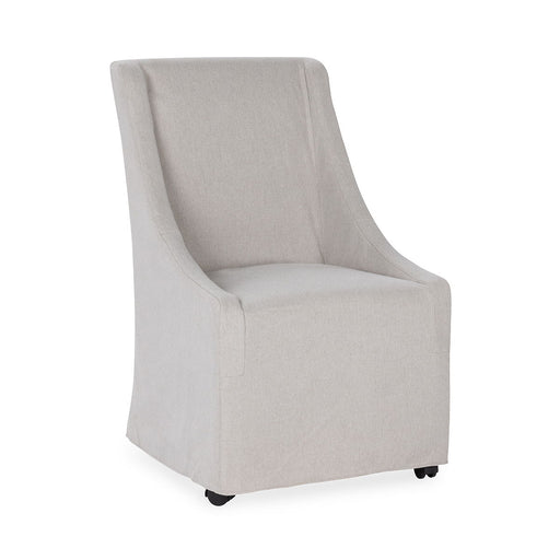 Warwick - Upholstered Rolling Dining Chair - R&R Furniture Gallery (Fountain Valley, CA)