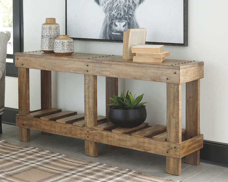 Susandeer - Console Sofa Table - Brown - R&R Furniture Gallery (Fountain Valley, CA)