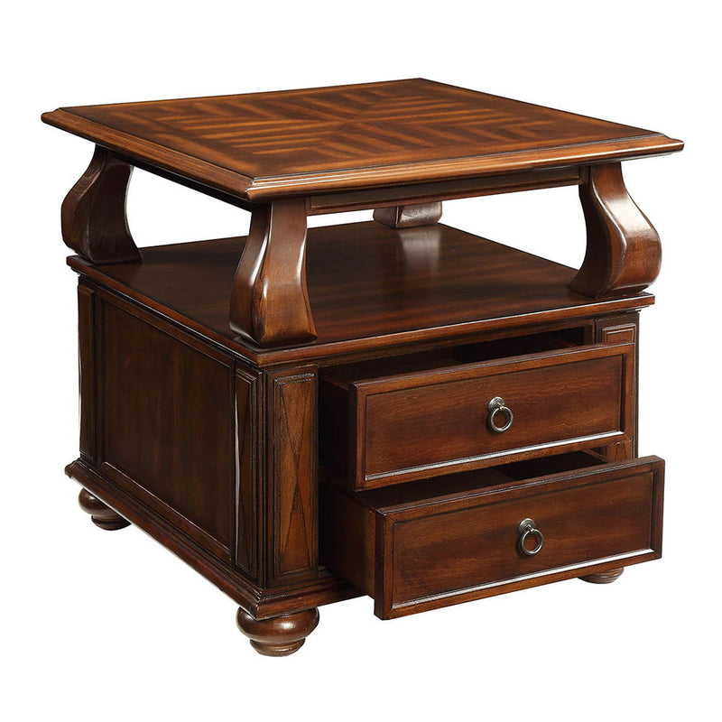 Amado - End Table - Walnut - R&R Furniture Gallery (Fountain Valley, CA)