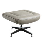 Piran - Ottoman - Twilight Top Grain Leather - R&R Furniture Gallery (Fountain Valley, CA)