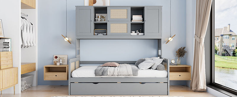 Daybed And All In One Cabinet And Shelf - R&R Furniture Gallery (Fountain Valley, CA)