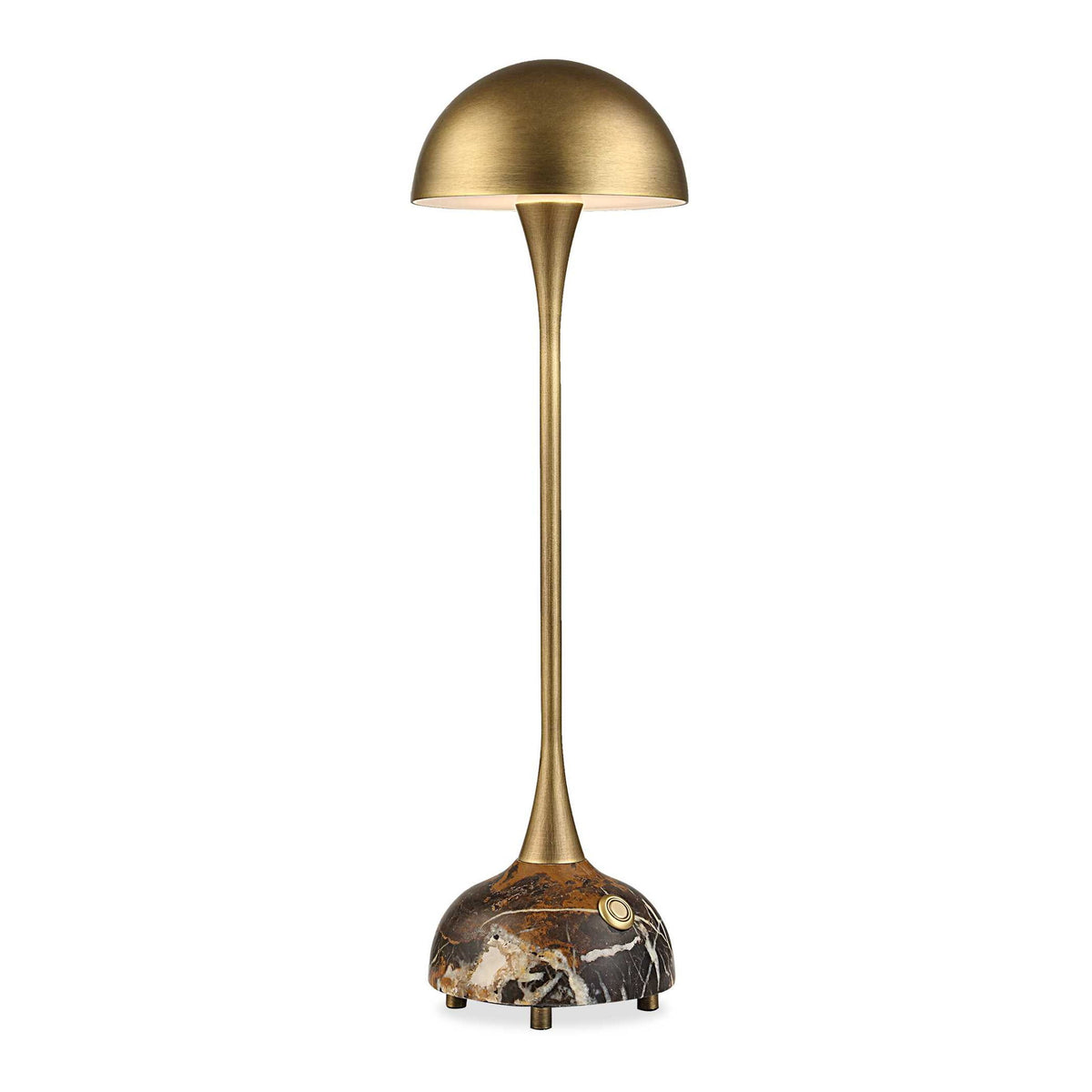 Hard Hat - Rechargeable Mini Lamp - Brass / Brown