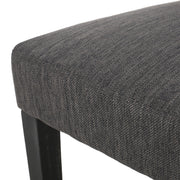 Contemporary Noble House dining chair with upholstered seat and tapered wooden legs, part of a stylish chair set.