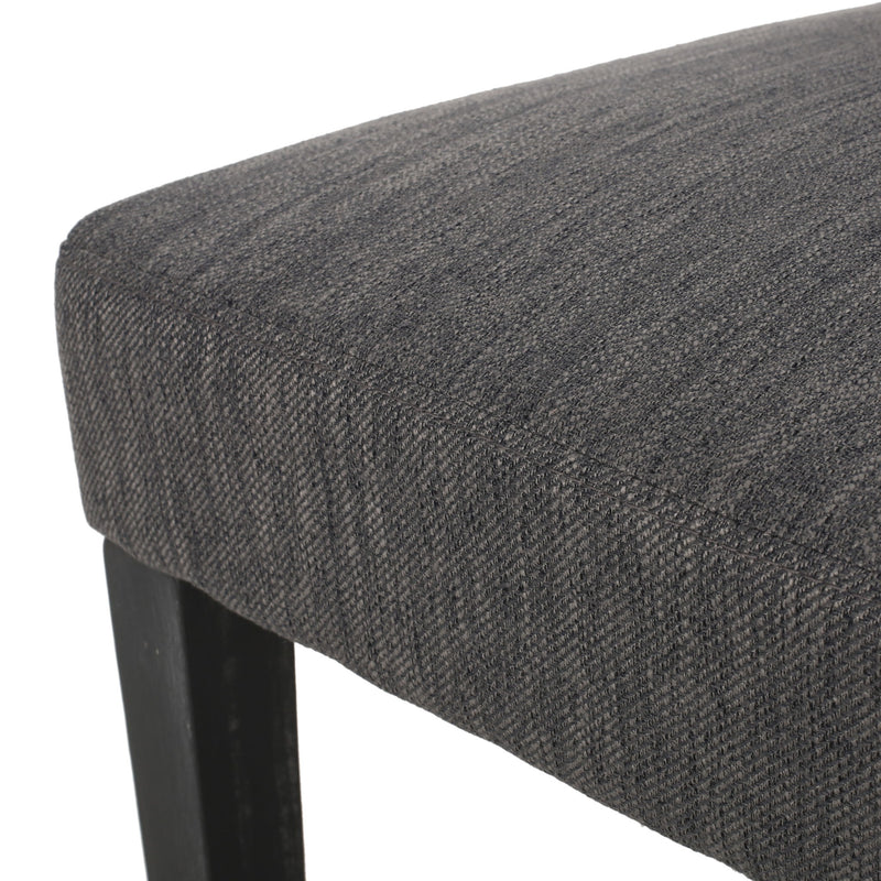Contemporary Noble House dining chair with upholstered seat and tapered wooden legs, part of a stylish chair set.